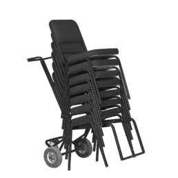 Chair stacking trolley