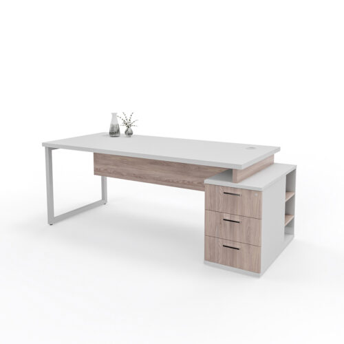 Panel leg desks & tables - ENTRAWOOD office furniture manufacturer