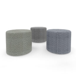 ROUND MOBILE OTTOMAN