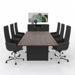 Rectangular boardroom table