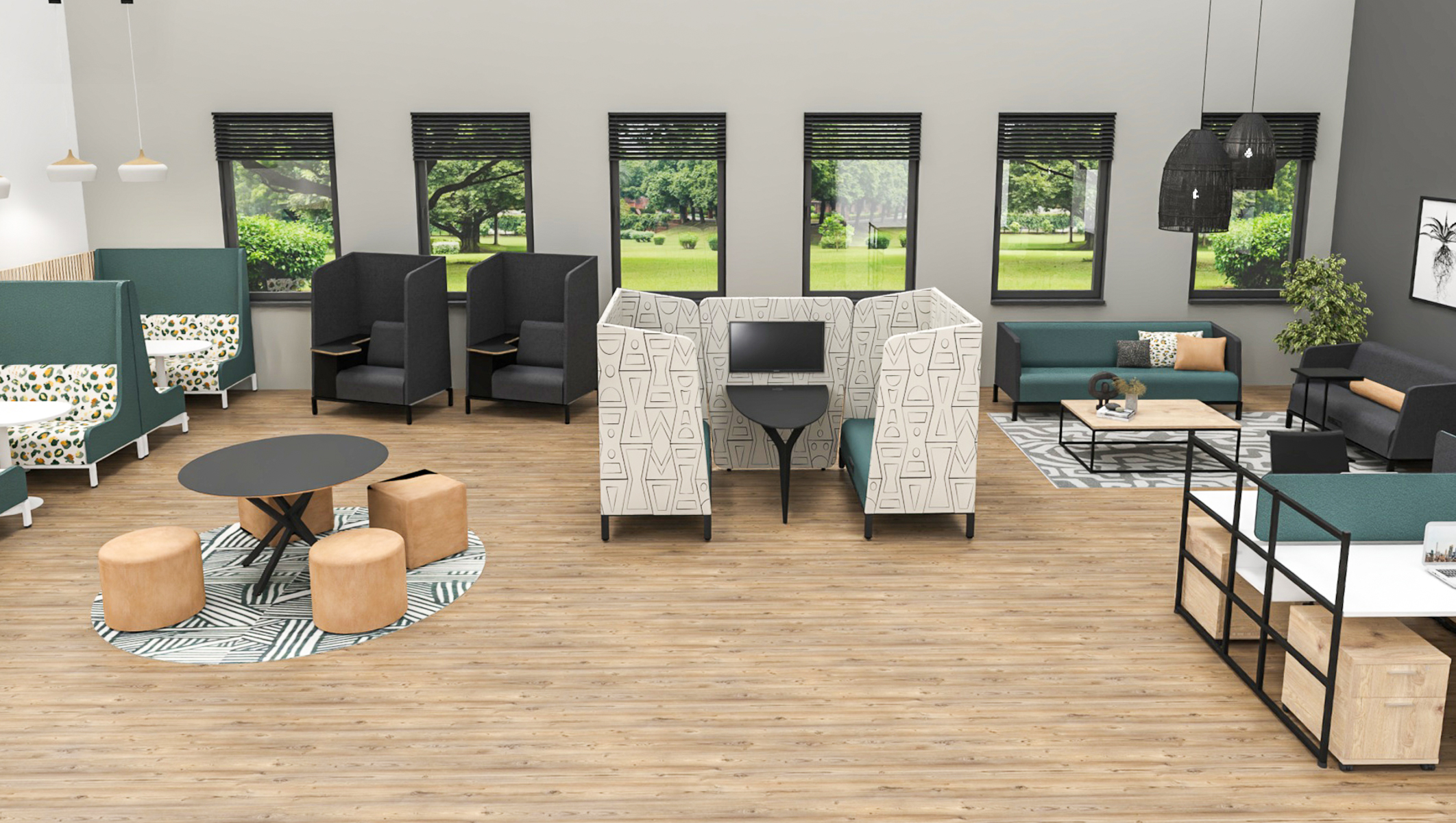 Entrawood Cocoon Range of Office Furniture