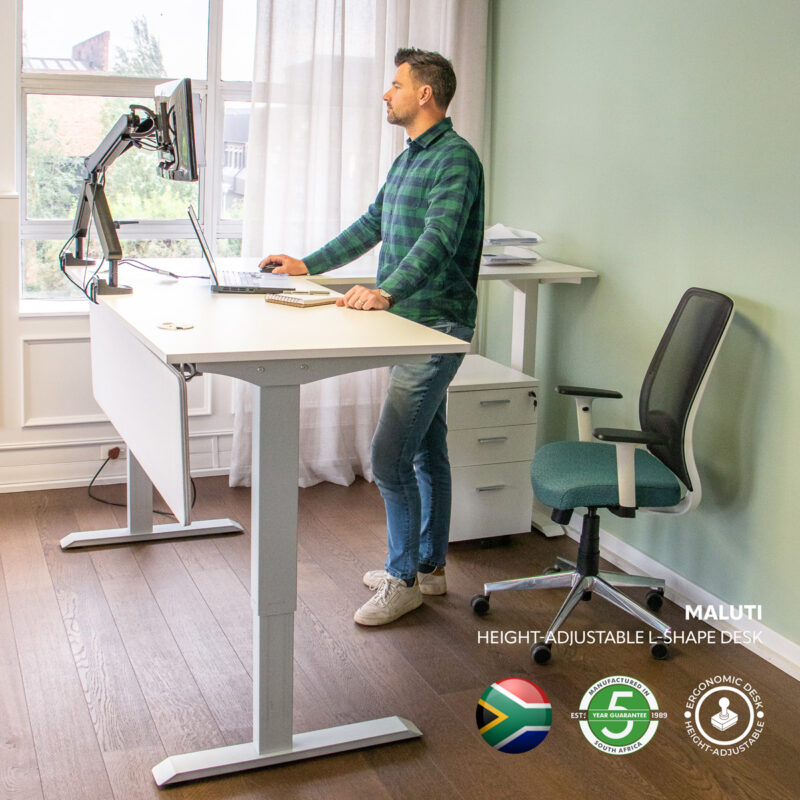 Maluti Height Adjustable Desks - ENTRAWOOD office furniture manufacturer