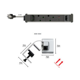 SLIMLINE ORION CLIP-ON POWER SET