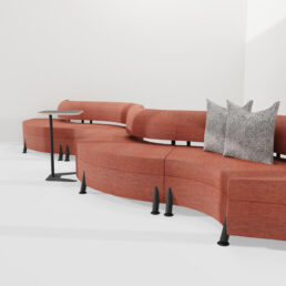 Rocket Wave Sofa - Half back