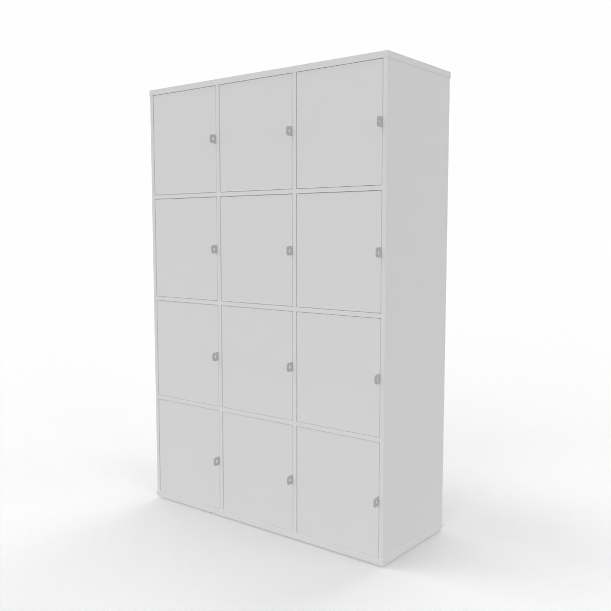 SYS161010-004-LOCKER UNIT 12 DOOR WITH CLASP LOCK-1200X450X1800