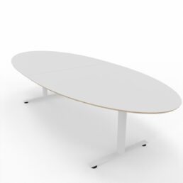 Shell oval meeting table