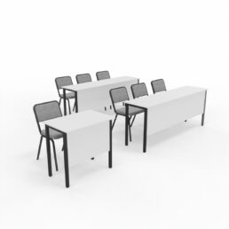 Training Tables with modesty panel