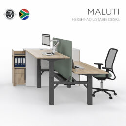 Maluti Height-Adjustable Dual Desk